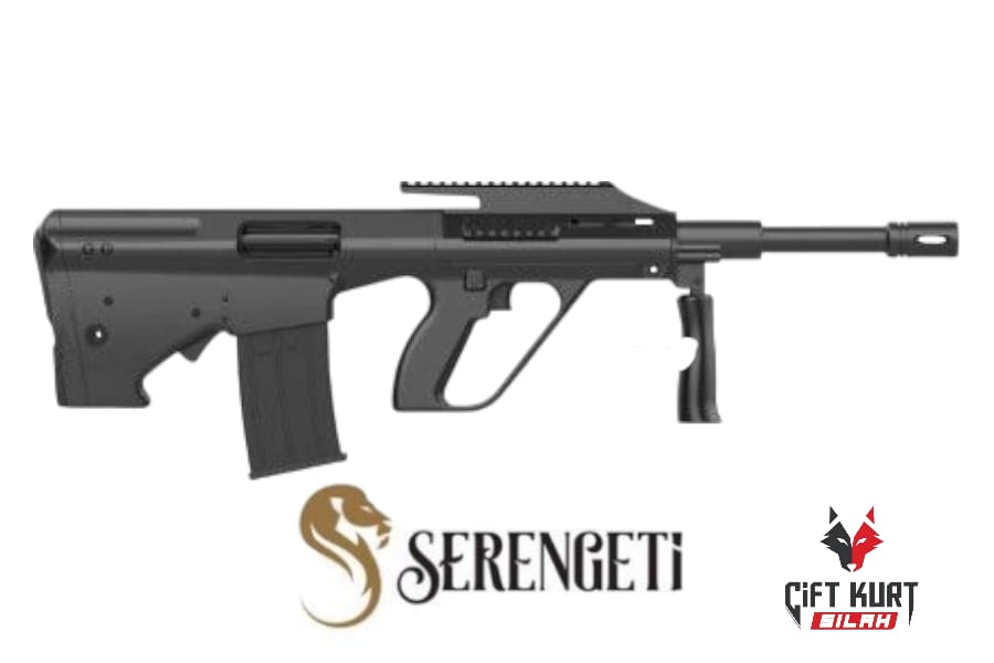 Serengeti AUG 12 Siyah Bullpup Şarjörlü Otomatik Av Tüfeği